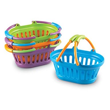 LEARNING RESOURCES NEW SPROUTS - PILA DE CESTAS – 4 PIEZAS A PARTIR DE 18 MESES