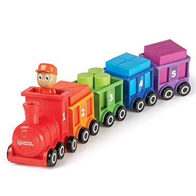 LEARNING RESOURCES COUNT Y COLOR CHOO CHOO JUGUETE INTERACTIVO DE APRENDIZAJE DE TREN 21 PIEZAS