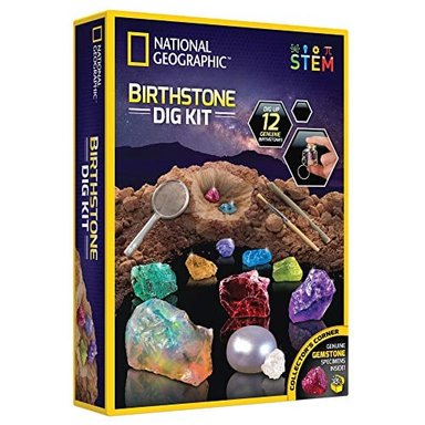 NATIONAL GEOGRAPHIC KIT DE EXCAVACIÓN DE PIEDRA NATAL – KIT DE CIENCIA STEM