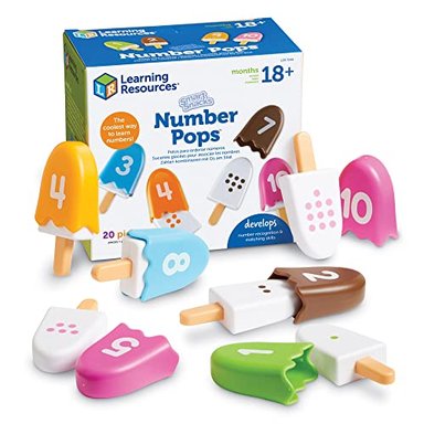 PALETAS CON NÚMEROS NUMBER POPS PARA RECURSOS DE APRENDIZAJE DE LEARNING RESOURCES