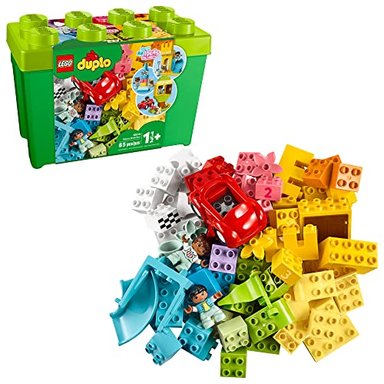JUGUETE EDUCATIVO LEGO DUPLO CLASSIC DELUXE CAJA DE LADRILLOS 10914 CON CAJA DE ALMACENAMIENTO