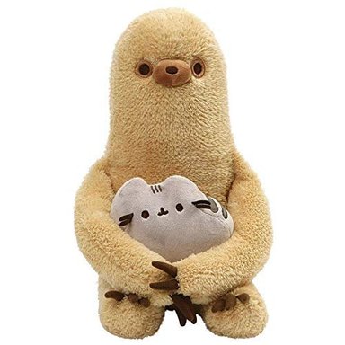 GUND PUSHEEN CON PEREZOSO JUEGO DE 2 MULTICOLOR 13 PULGADAS