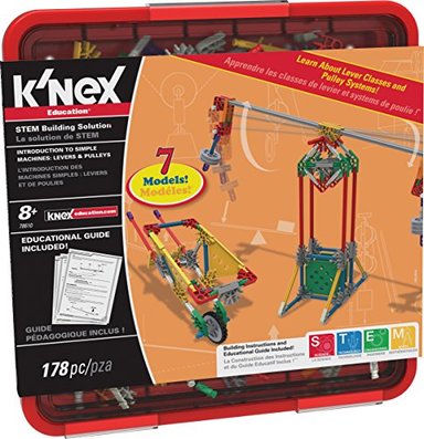 JUGUETE EDUCATIVO DE K'NEX EDUCATION. INTRODUCCIÓN A LAS MÁQUINAS SIMPLES: PALANCAS Y POLEAS