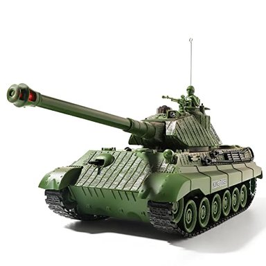 VEHÍCULO GLOBAL SHOPEX TANQUE MILITAR DE CONTROL REMOTO 1:28 RC WW2 ALEMÁN KING TIGER