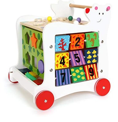 SMALL FOOT WOODEN TOYS - ANDADOR DE OSO DE MADERA