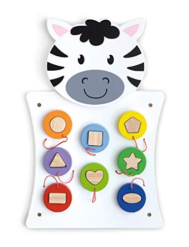 JUGUETE GLOBAL SHOPEX LEARNING ADVANTAGE PANEL DE PARED DE ACTIVIDAD ZEBRA CENTRO DE ACTIVIDADES PARA NIÑOS