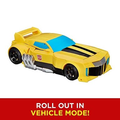 TRANSFORMERS TOYS HEROIC BUMBLEBEE - FIGURA DE ACCIÓN ATEMPORAL A GRAN ESCALA - 6
