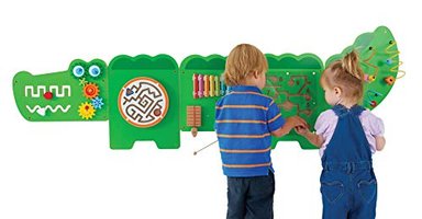 JUEGO DIDÁCTICO GLOBAL SHOPEX LEARNING ADVANTAGE PANELES DE PARED PARA ACTIVIDADES DE COCODRILO A PARTIR DE 59.1FT