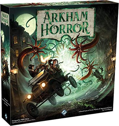 JUEGO DE MESA ARKHAM DE TERROR DE 3ª EDICIÓN DE ESTRATEGIA COOPERATIVO PARA ADULTOS Y FAMILIAS
