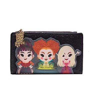 CARTERA LOUNGEFLY MULTICOLOR PORTEFEUILLE DISNEY HOCUS POCUS CHIBI