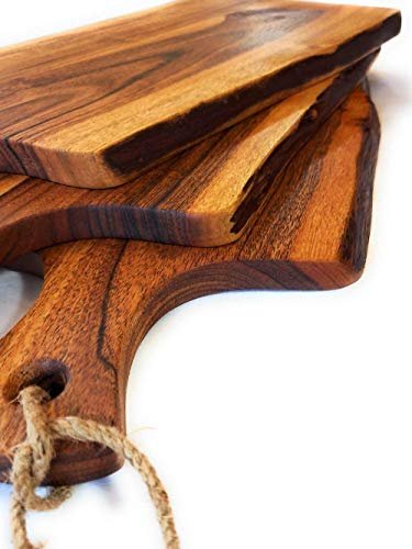 TABLA DE PICAR DE MADERA DE ACACIA FEATHERLEE EN MARRÓN - 2