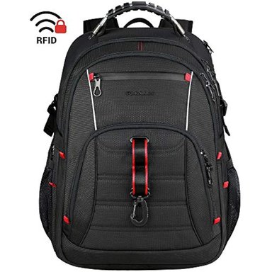 MOCHILA PARA LAPTOP KROSER UNISEX EN NEGRO