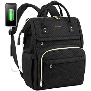 MOCHILA PARA LAPTOP LOVEVOOK PARA MUJER EN NEGRO