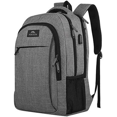 MOCHILA LAPTOP MATEIN GRIS UNISEX