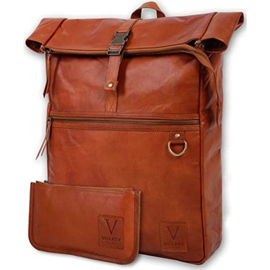 MOCHILA  VOLKSY BAGS UNISEX EN MARRÓN