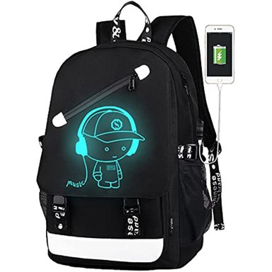 MOCHILA  HIPOTUO UNISEX EN NEGRO