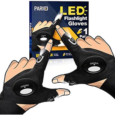 GUANTES CON LINTERNA LED
