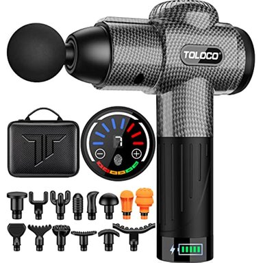 TOLOCO MASAJEADOR MUSCULAR TEJIDO PROFUNDO PARA ATLETAS DE PERCUSIÓN PORTÁTIL