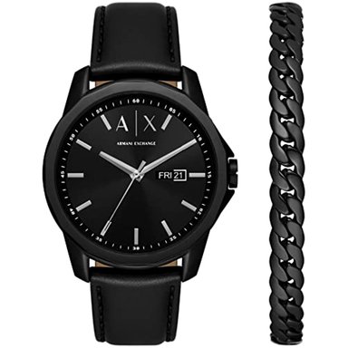 RELOJ ARMANI EXCHANGE HOMBRE AX7147SET LUJO AX NEGRO