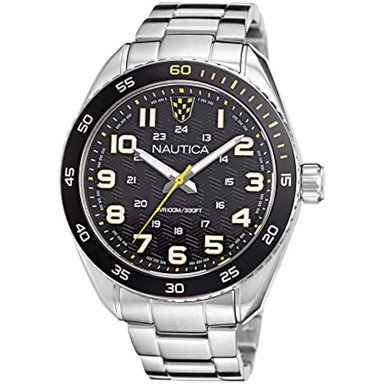 RELOJ TIMEX HOMBRE NAPKBS224 LUJO PLATEADO