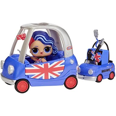 LOL SURPRISE OMG HOUSE OF SURPRISES LIL MUSIC TOUR PLAYSET CON MUÑECA COLECCIONABLE Y 8 SORPRESAS