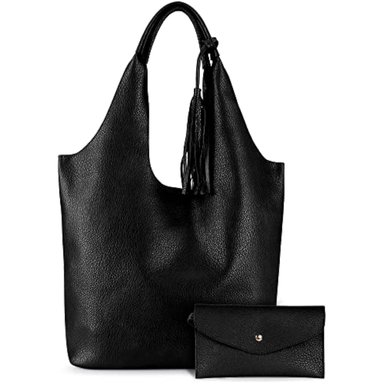 BOLSO MONTANA WEST CUERO NEGRO DE HOMBRO MUJER