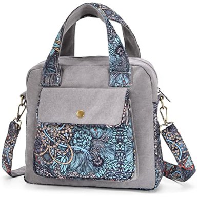 BOLSO DE HOMBRO  BLACK BUTTERFLY PARA MUJER EN COLOR GRIS
