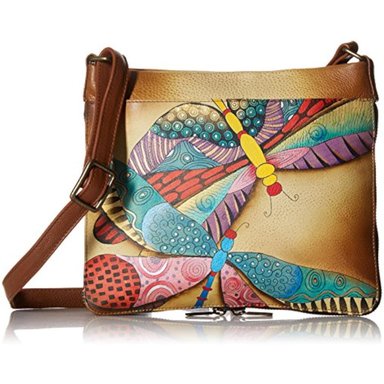 BOLSO CRUZADO ANNA BY ANUSCHKA PARA MUJER EN COLOR MULTICOLOR