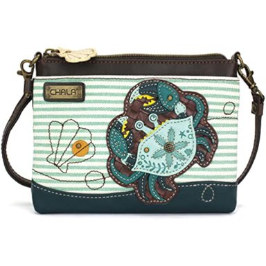 BOLSO CHALA CUERO MULTICOLOR CRUZADO MUJER