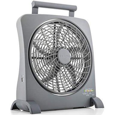 O2COOL TREVA VENTILADOR PORTÁTIL DE BATERÍA - CUCHILLAS DE 10 PULGADAS