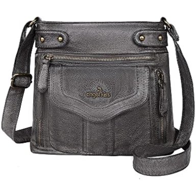BOLSO DE HOMBRO  ANGEL KISS PARA MUJER EN COLOR GRIS
