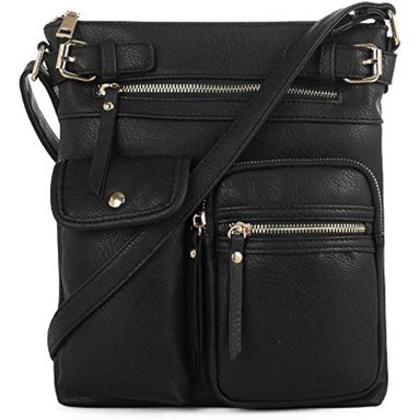 BOLSO SG SUGU NEGRO CRUZADO MUJER