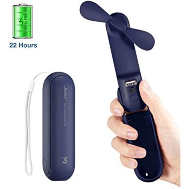 VENTILADOR PORTATIL JISULIFE 2000 MAH 3 VELOCIDADES