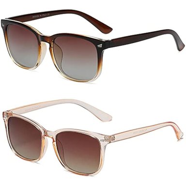 LENTES DE SOL DUSHINE MUJER MARRON/TRANSPARENTE
