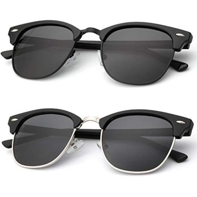 LENTES DE SOL KALIYADI PARA HOMBRE Y MUJER EN COLOR NEGRO/GRIS