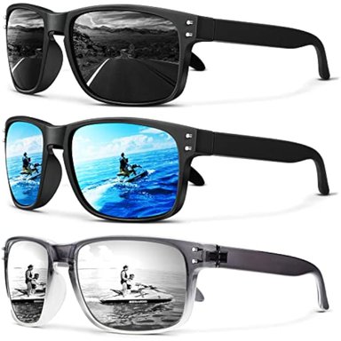 LENTES DE SOL ANYLUV PARA HOMBRE Y MUJER EN COLOR NEGRO/AZUL/PLATEADO