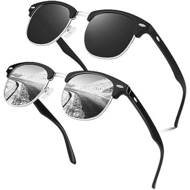 LENTES DE SOL LINVO HOMBRE Y MUJER NEGRO/GRIS