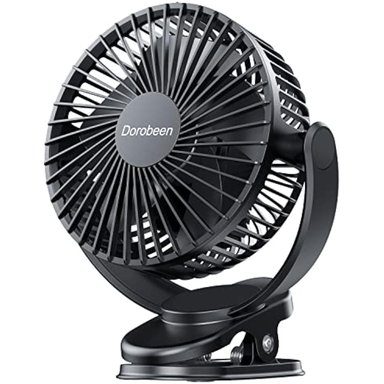 DOROBEEN VENTILADOR PORTÁTIL CON CLIP ALIMENTADO POR BATERÍA DE 5000 MAH