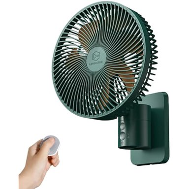 LEMOISTAR VENTILADOR DE PARED PEQUEÑO DE 8 PULGADAS CON CONTROL REMOTO