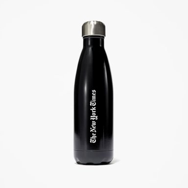 BOTELLA THE NEW YORK TIMES 17OZ AGUA NEW YORK TIMES NEGRO