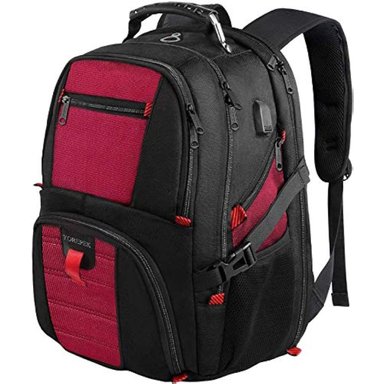 MOCHILA YOREPEK 100800RED NEGRO CASUAL