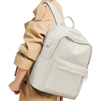 MOCHILA CASUAL VECAVE  EN COLOR BLANCO