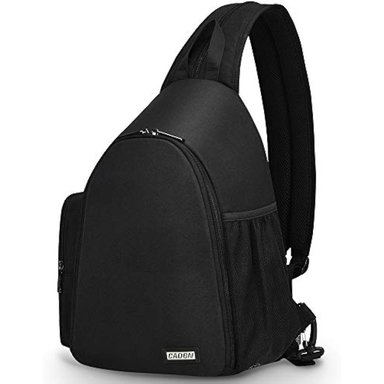 MOCHILA CADEN B0829MQ79Z NEGRO CAMARAS