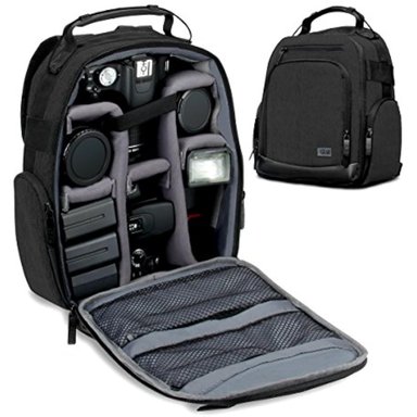 MOCHILA USA GEAR 3216690762 NEGRO CAMARAS