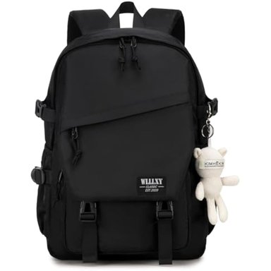 MOCHILA CASUAL CAOROKY KNIGHT B0C3V17R9H UNISEX EN NEGRO