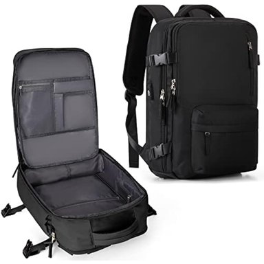 MOCHILA VIAJE WONHOX NEGRO MUJER