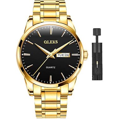 RELOJ OLEVS HOMBRE 6898QBZ-G3 DORADO