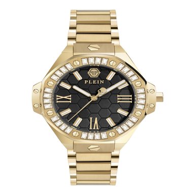RELOJ PHILIPP PLEIN MUJER LADY ROYAL CRYSTAL WATCH DORADO