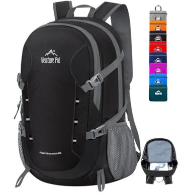 MOCHILA VENTURE PAL MULTICOLOR 40 L LIGERA Y PLEGABLE SENDERISMO Y VIAJES