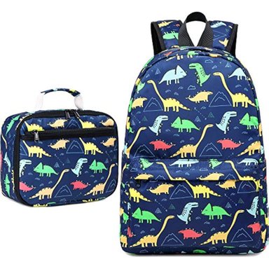 CONJUNTO CAMTOP MULTICOLOR MOCHILA Y LONCHERA CON ESTAMPADOS DIVERTIDOS NIÑOS PREESCOLAR Y PRIMARIA